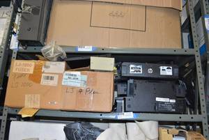 lot 84 image: Shelf Contents HP Docking System, HP Fuser Unit L J 4P, and Fuser Unit L J 1000