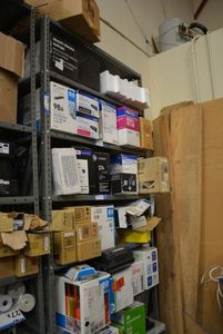 lot 88 image: Industrial Shelving Unit CONTENTS NOT INCLUDED (PICKUP WED BETWEEN 3P-6P)