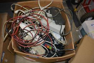lot 18 image: Power Cables and Surge Protectors