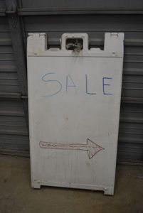 lot 20 image: Signicade Dual Side A-Frame Sign