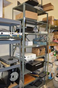 lot 24 image: Industrial Shelving Unit CONTENTS NOT INCLUDED (PICKUP WED BETWEEN 3P-6P)