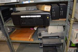 lot 28 image: Paper Cutter, HP Printer