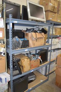 lot 37 image: Industrial Shelving Unit CONTENTS NOT INCLUDED (PICKUP WED BETWEEN 3P-6P)