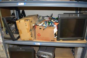 lot 40 image: NCR Monitor, Aver Document Cameras,