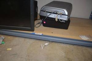 lot 41 image: Epson Perfection 4990 Photo Scanner, HP ENVY 4500 Scanner, and NCR Monitor