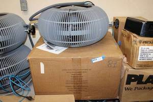 lot 11 image: Two Atomist Misting Fans