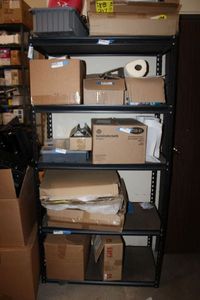 lot 379 image: Industrial Shelving Unit CONTENTS NOT INCLUDED (PICKUP WED BETWEEN 3P-6P)