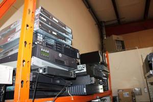 lot 394 image: Hard-drives as shown