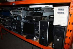 lot 395 image: Hard-drives and electronics as shown