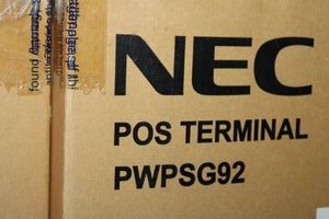 lot 398 image: 3 NEC POS Terminals PWPSG92 and PWPX422B14 Still in Boxes