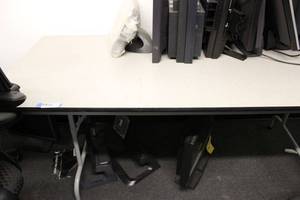 lot 437 image: Laminate Folding Office Table