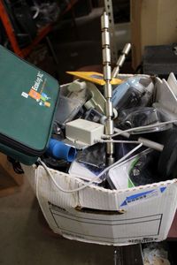 lot 404 image: Misc. Box of Electronics