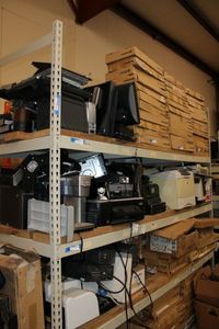 lot 410 image: Industrial Shelving Unit CONTENTS NOT INCLUDED (PICKUP WED BETWEEN 3P-6P)