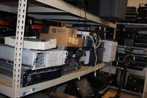 lot 422 image: Contents of Shelf Printers,