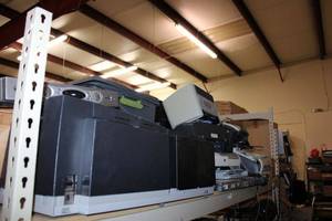 lot 424 image: Contents of Shelf Printers, and Misc.