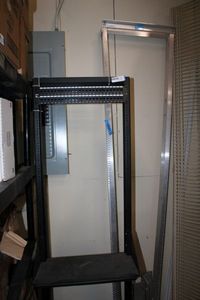 lot 462 image: Metal Switch Racks Open Frame Server Racks