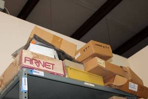 lot 482 image: Top Shelf Circuit Boards, Mother Board, Hard Drives