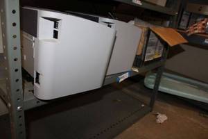 lot 486 image: 2 HP Printers and Box of Misc. Parts