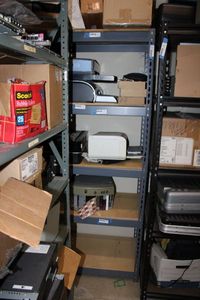 lot 491 image: Industrial Shelving Unit CONTENTS NOT INCLUDED (PICKUP WED BETWEEN 3P-6P)