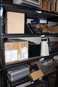 lot 492 image: Industrial Shelving Unit CONTENTS NOT INCLUDED (PICKUP WED BETWEEN 3P-6P)