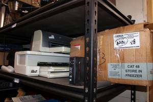 lot 500 image: Hand Soap Dispensers, Modem, Printers