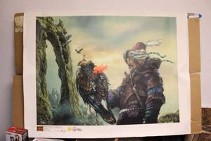 lot 531 image: Canvas Print by Bruce Eagle, Signed, Unframed