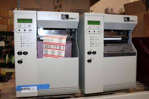 lot 282 image: Zebra 105 SL Label Printers, 2 Total