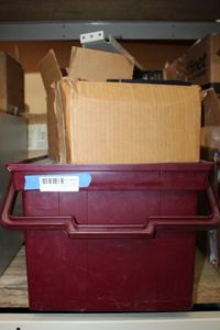 lot 283 image: Magnetic computer tape, large quantity of fasteners, Usb and other adapters