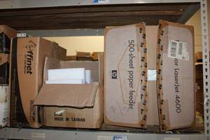 lot 341 image: effinet LCD Monitor, Printer input Tray, Transformer still in Box