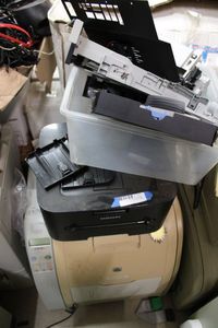 lot 357 image: Samsung Printer, HP Color LaserJet 3550,