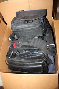lot 182 image: Box of Cameras Bags