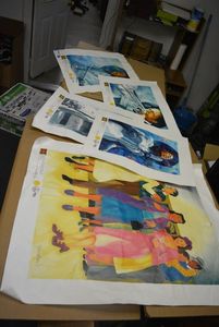 lot 539 image: Canvas Prints by Kim Eaton, Beatrice Lebreton,