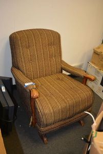 lot 545 image: Vintage Upholstered Arm Chair