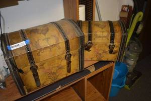 lot 542 image: Matching Decorative Trunks