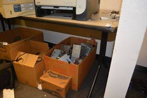 lot 581 image: Folding Table Only  CONTENTS NOT INCLUDED