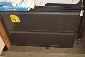 lot 588 image: 2 Drawer Lateral Cabinet