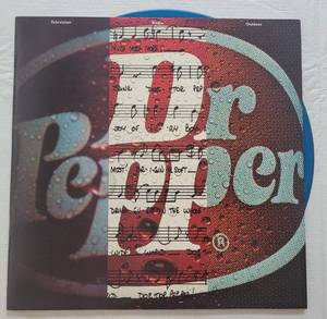 lot 39 image: UNIQUE FIND VINTAGE DR. PEPPER PROMOTIONAL RECORD WITH COMMERCIAL  ADS PICTURES AND INFO AS SHOWN. CHECK IT OUT