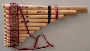 lot 6 image: ANDEAN PAN FLUTE  PAN PIPE AS SHOWN. TAKE A LOOK