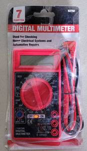 lot 46 image: DIGITAL MULTIMETER 63758 IN PACKAGE AS SHOWN.