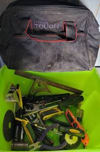 lot 48 image: HYPER TOUGH TOOL BAG WITH ASSORTED TOOLS AS SHOWN.
