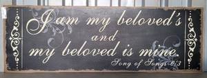 lot 51 image: LARGE KIRKLANDS WALL DECOR FRAME AS SHOWN. APPROX. 47.5 W x 16 H.