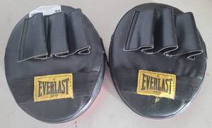 lot 55 image: EVERLAST PUNCH MITTS AS SHOWN.