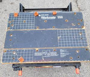 lot 95 image: BLACK & DECKER WORKMATE 550 PORTABLE PROJECT CENTER AS SHOWN.