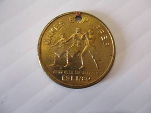 lot 48 image: Vintage-James E. Pepper Distillery Coin  Token, The Choice Of Generation After Generation, Est. 1780