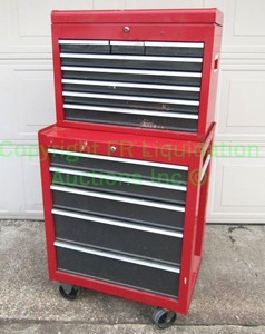 lot 126 image: Sears rolling tool chest combo upperlower model 706.657550