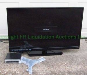 lot 127 image: Vizio 32 television model E320i-AO includes channel box