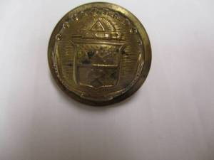 lot 117 image: Button Form Early 1900s- By M.C. LILLEY & CO, COLUMBUS OHIO, STATE OF COLORADO INDUSTRIAL SCHOOL BUTTON