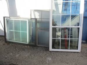 lot 158 image: Lot-21-Mixed Sizes Types And Materials Of Windows  Panels  Panes  Sashes