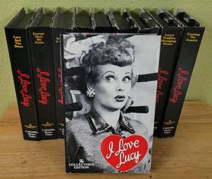 lot 10 image: SET OF 10 I LOVE LUCY VHS VIDEOTAPES AS SHOWN.