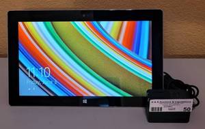 lot 50 image: MICROSOFT SURFACE 2 RT TABLET 32 GB WITH CHARGER AS SHOWN.
